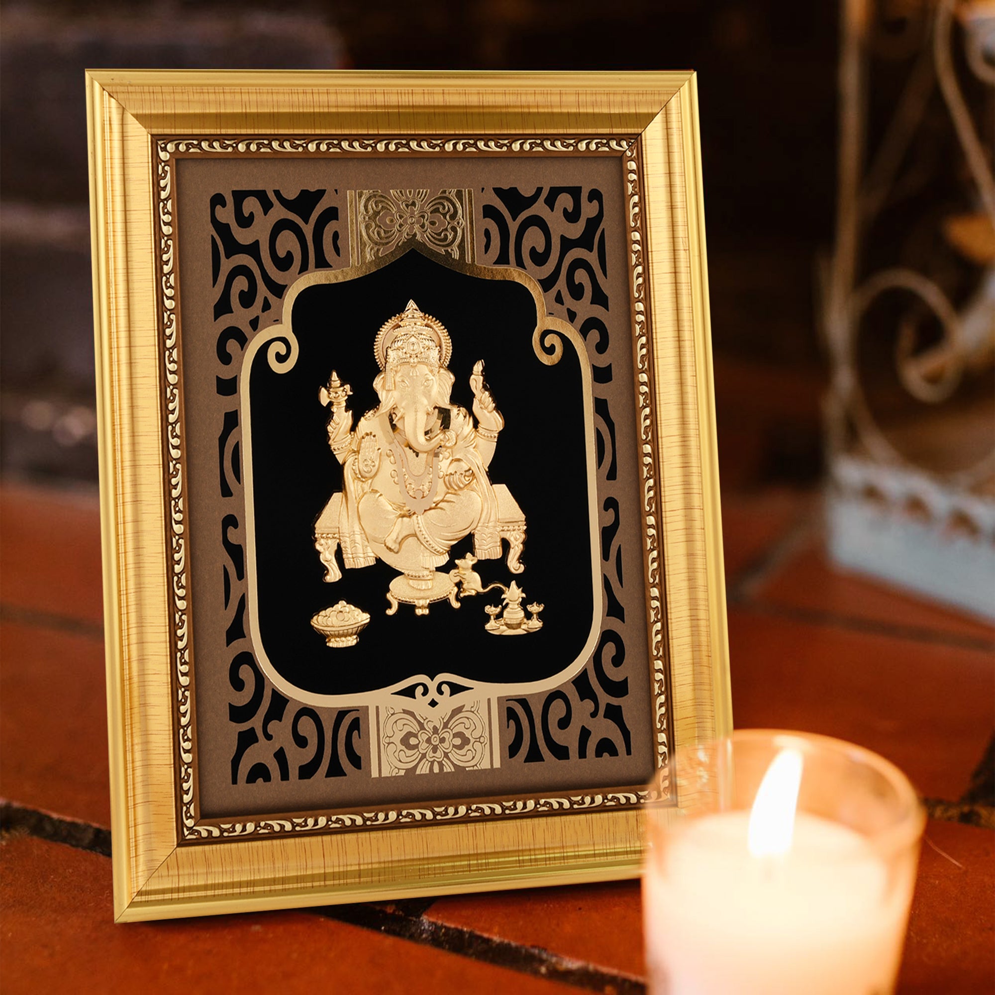 MOKSHA CRAFT Frame Ganesha: “God of new beginnings” 8*10
