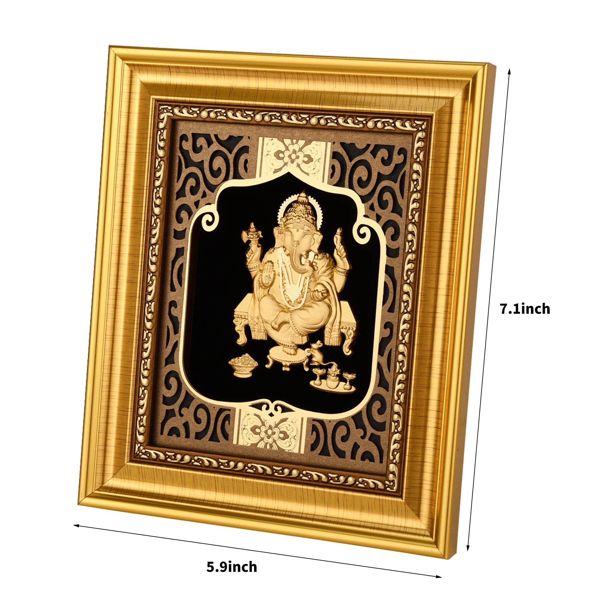 MOKSHA CRAFT Frame Ganesha: “God of new beginnings” 6*7